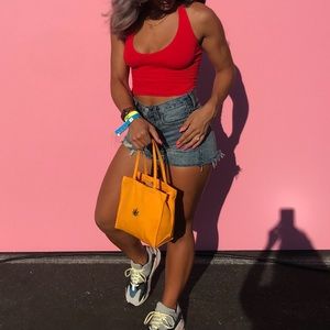 Ex Boyfriend Denim Short - Aritzia